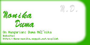 monika duma business card